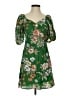 Sim & Sam Tropical Green Cocktail Dress Size S - photo 1