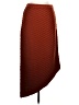 STAUD 100% Wool Solid Brown Orange Wool Skirt Size M - photo 1