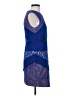 BCBGMAXAZRIA 100% Polyester Blue Cocktail Dress Size 4 - photo 4