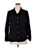D&Co. Black Long Sleeve Button-Down Shirt Size XL - photo 1