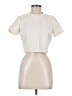 Storee Ivory Short Sleeve Turtleneck Size M - photo 1