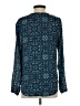 Hinge 100% Viscose Teal Long Sleeve Blouse Size S - photo 2