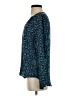 Hinge 100% Viscose Teal Long Sleeve Blouse Size S - photo 5