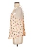 Joyce 100% Polyester Ivory Sleeveless Top Size S - photo 5