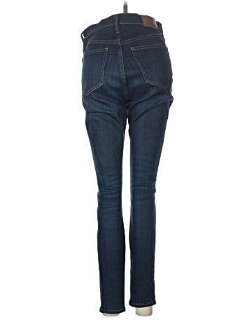 Madewell 9" Mid-Rise Skinny Jeans in Larkspur Wash: TENCEL&trade; Denim Edition (view 2)