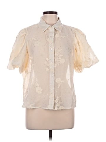 Ultra Pink Short Sleeve Blouse (view 1)