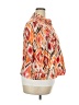 Chico's Print Orange Jacket Size XXL (4) - photo 4
