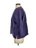 Eileen Fisher 100% Silk Purple Jacket Size P (petite) - photo 5