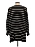 Eileen Fisher 100% Cotton Stripes Multi Color Black Pullover Sweater Size L - photo 2