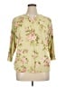 August Silk Green Silk Cardigan Size 1X - photo 1