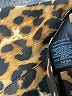Express 100% Polyester Animal Print Brown Long Sleeve Blouse Size S - photo 8