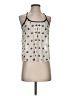 Princess Vera Wang 100% Polyester Silver Sleeveless Blouse Size XS - photo 1