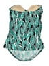 Isabel Maternity Print Teal Swimsuit Cover Up Size Sm Maternity - photo 2