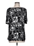 Perseption Concept Graphic Black Short Sleeve Top Size L (estimated) - photo 1