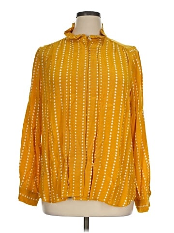 Ann Taylor Long Sleeve Blouse (view 1)
