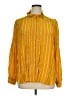 Ann Taylor Polka Dots Yellow Long Sleeve Blouse Size XL - photo 1