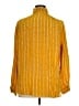 Ann Taylor Polka Dots Yellow Long Sleeve Blouse Size XL - photo 2