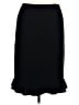 Le Suit 100% Polyester Solid Black Formal Skirt Size 14 - photo 1