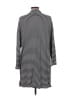 J.Jill Stripes Gray Coat Size Lg Petite - photo 2