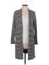 J.Jill Stripes Gray Coat Size Lg Petite - photo 1
