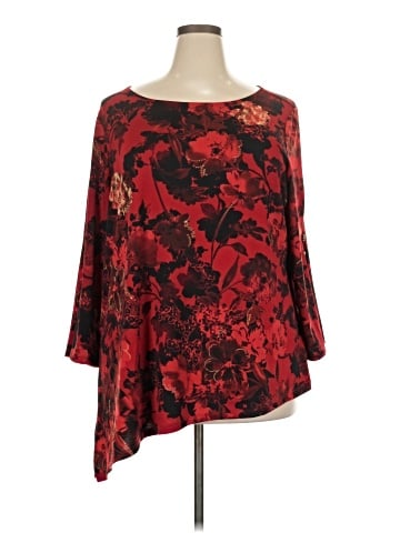 Kasper 3/4 Sleeve Blouse (view 1)