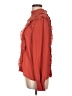 WAYF 100% Polyester Red Long Sleeve Blouse Size L - photo 5