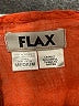 Flax 100% Linen Orange Sleeveless Blouse Size 10 (M) - photo 7
