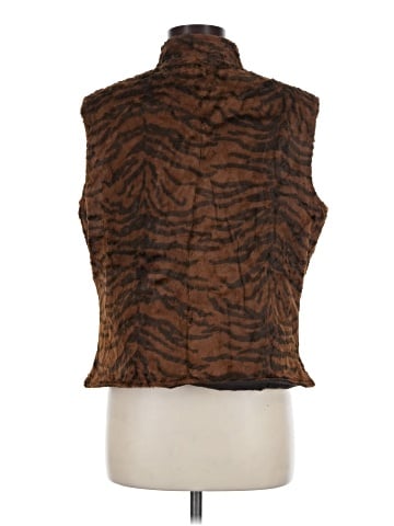 St. John Faux Fur Vest (view 2)