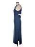 Roxy Solid Blue Casual Dress Size XS - photo 5