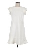 Express Solid Ivory Casual Dress Size M - photo 1