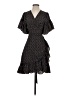 Max Studio Print Black Cocktail Dress Size S (estimated) - photo 1