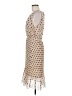 Mine Polka Dots Tan Casual Dress Size M (estimated) - photo 5