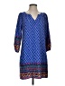Alya 100% Polyester Blue 3/4 Sleeve Blouse Size S - photo 1