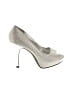 Rampage Metallic Silver Heels Size 9 - photo 1