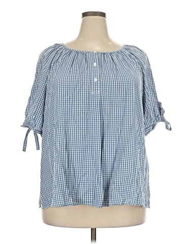 Max Studio 3/4 Sleeve Blouse (view 1)