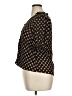 Sanctuary Polka Dots Brown Short Sleeve Blouse Size XL - photo 5