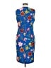 J. McLaughlin Print Blue Casual Dress Size 8 - photo 2