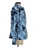 Denim & Co Print Blue Jacket Size XS - photo 4