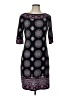 Max Studio Paisley Black Casual Dress Size L - photo 1