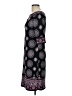 Max Studio Paisley Black Casual Dress Size L - photo 5