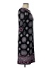 Max Studio Paisley Black Casual Dress Size L - photo 4