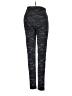 Ruby Ribbon Print Black Active Pants Size S - photo 2