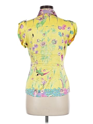Versace Short Sleeve Silk Top (view 2)