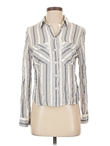 Express Long Sleeve Button-Down Shirt (view 1)