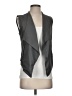 MY TRIBE 100% Leather Gray Vest Size S - photo 1