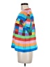 Valentino Color Block Orange Blue Geometric Blouse Size M (estimated) - photo 5