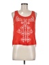 Jealous Tomato Red Sleeveless Blouse Size M - photo 1
