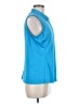 Nike Golf 100% Polyester Blue Sleeveless Blouse Size M - photo 4