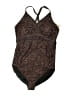 BLOOMCHIC Animal Print Brown One Piece Swimsuit Size 18 - photo 1