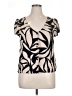 Sanctuary 100% Rayon Tan Short Sleeve Blouse Size XL - photo 1